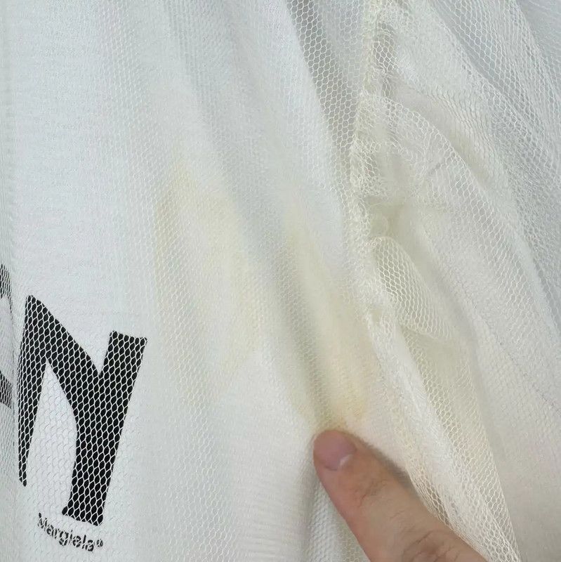 Maison Margiela Maison Margiela Summer Cream Logo T-Shirt 0089 Size XS / US 0-2 / IT 36-38 - 5 Thumbnail