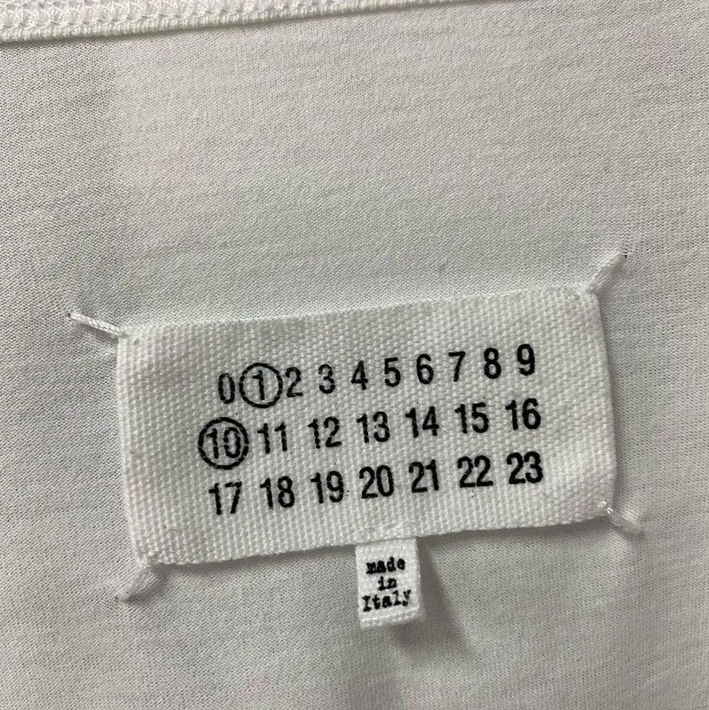 Maison Margiela Maison Margiela White Cotton Short Sleeve T-Shirt 0089 Size M / US 6-8 / IT 42-44 - 6 Thumbnail