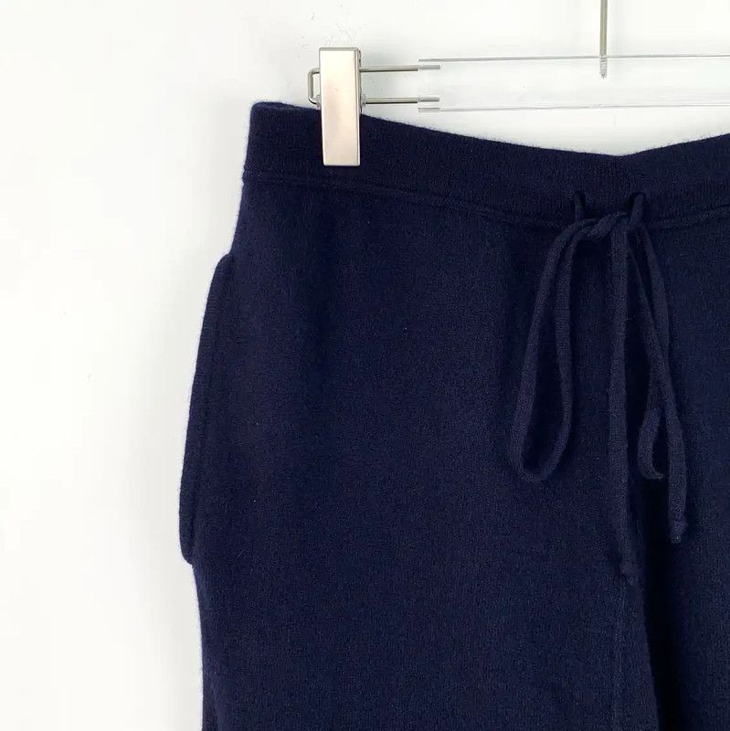 Maison Margiela Maison Margiela Casual Pants in Deep Blue Wool 0089 Size 23" - 3 Thumbnail