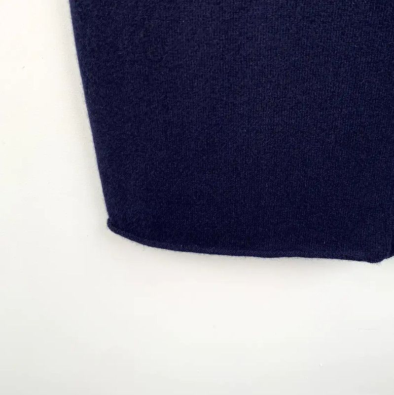Maison Margiela Maison Margiela Casual Pants in Deep Blue Wool 0089 Size 23" - 4 Thumbnail
