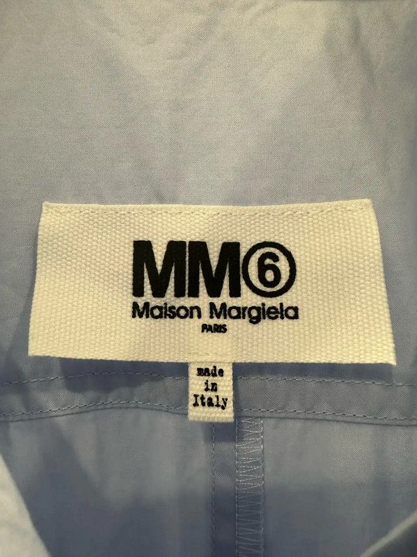 Maison Margiela Maison Margiela Blue Cotton Women's Dress 0089 Size S / US 4 / IT 40 - 4 Thumbnail