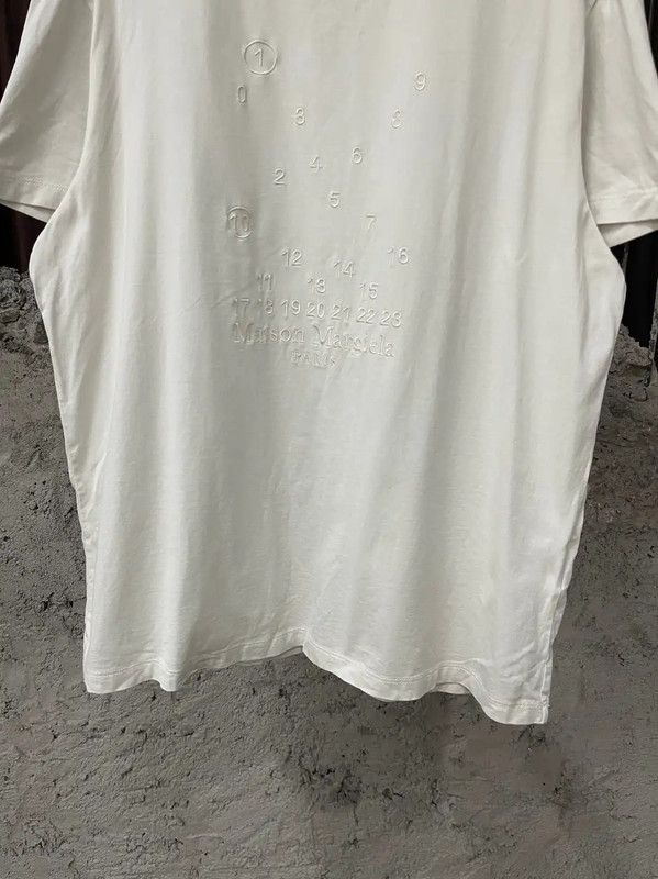 Maison Margiela Maison Margiela White Cotton Short Sleeve T-shirt 0089 Size S / US 4 / IT 40 - 4 Thumbnail