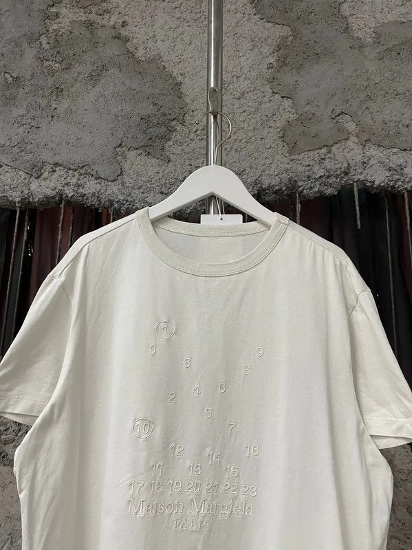 Maison Margiela Maison Margiela White Cotton Short Sleeve T-shirt 0089 Size S / US 4 / IT 40 - 3 Thumbnail