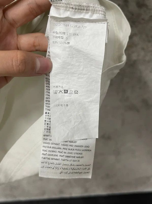 Maison Margiela Maison Margiela White Cotton Short Sleeve T-shirt 0089 Size S / US 4 / IT 40 - 7 Thumbnail