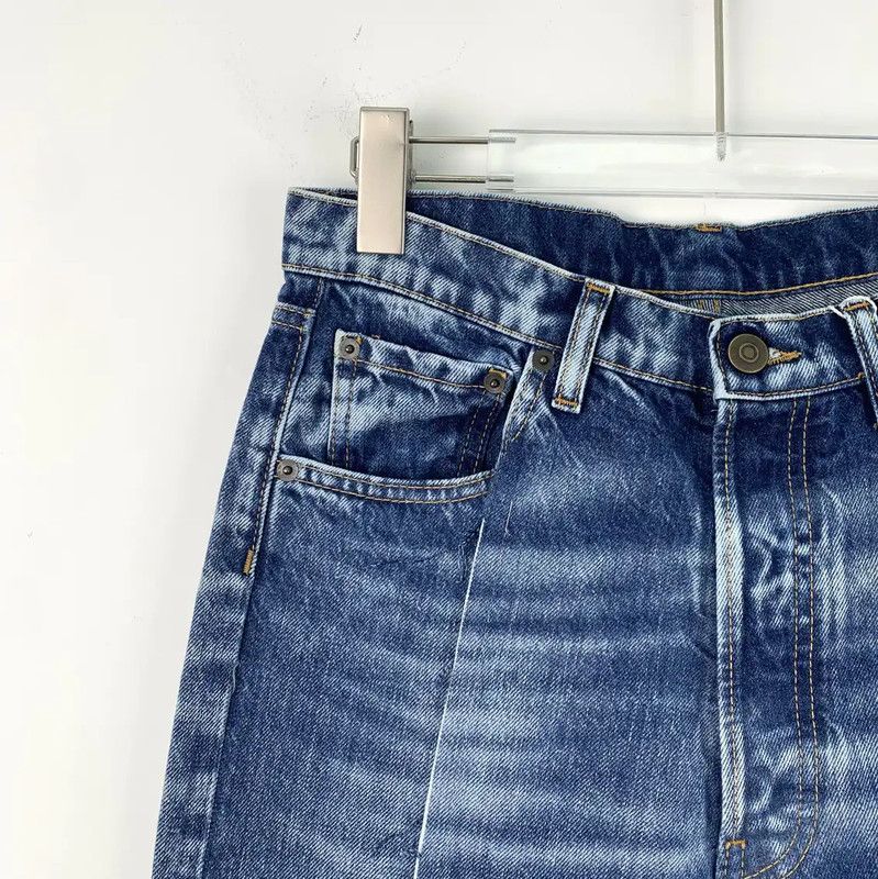 Maison Margiela Maison Margiela Blue Women's Denim Pants 0089 Size 27" / US 4 / IT 40 - 3 Thumbnail