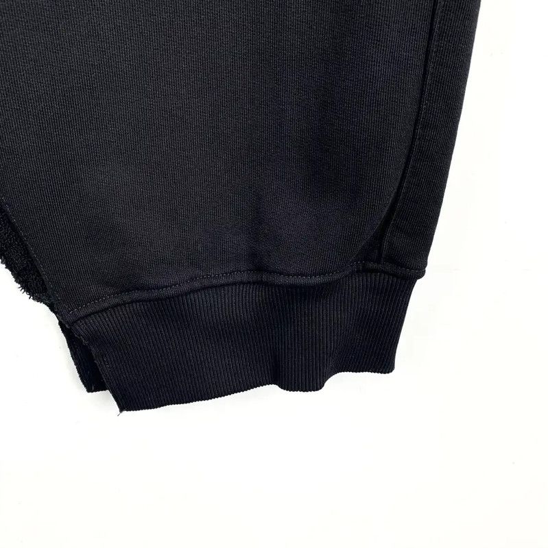 Maison Margiela Maison Margiela Black Cotton Casual Pants 0089 Size 23" - 4 Thumbnail