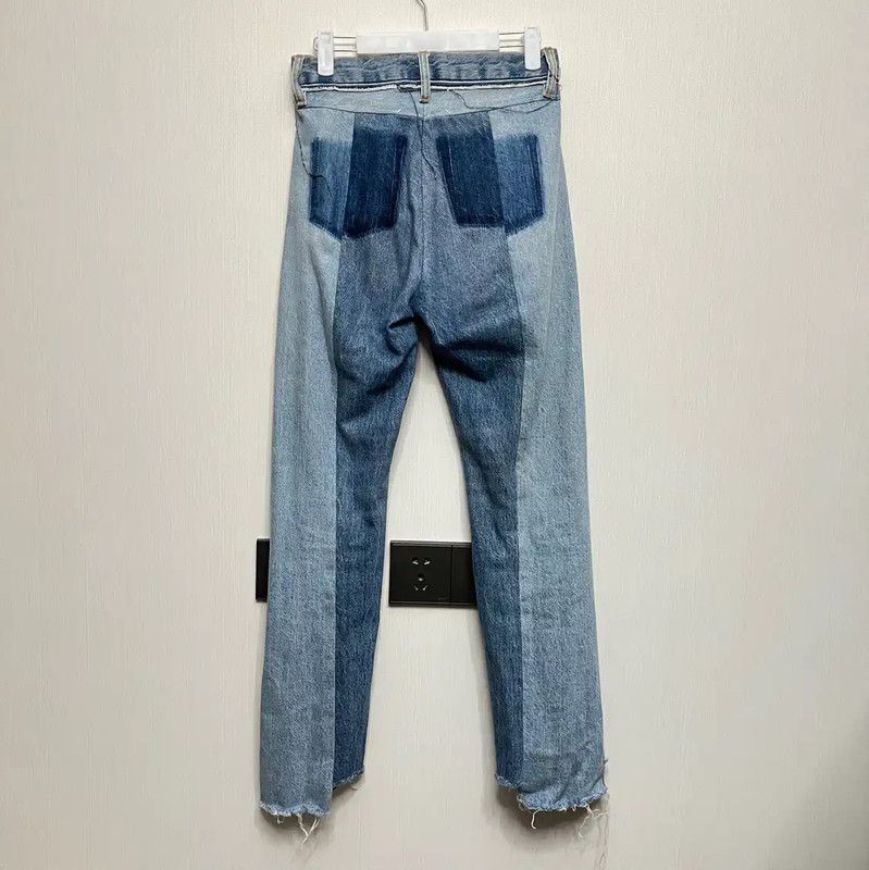 Maison Margiela Maison Margiela Blue Cotton Women's Jeans 0089 Size 27" / US 4 / IT 40 - 2 Thumbnail