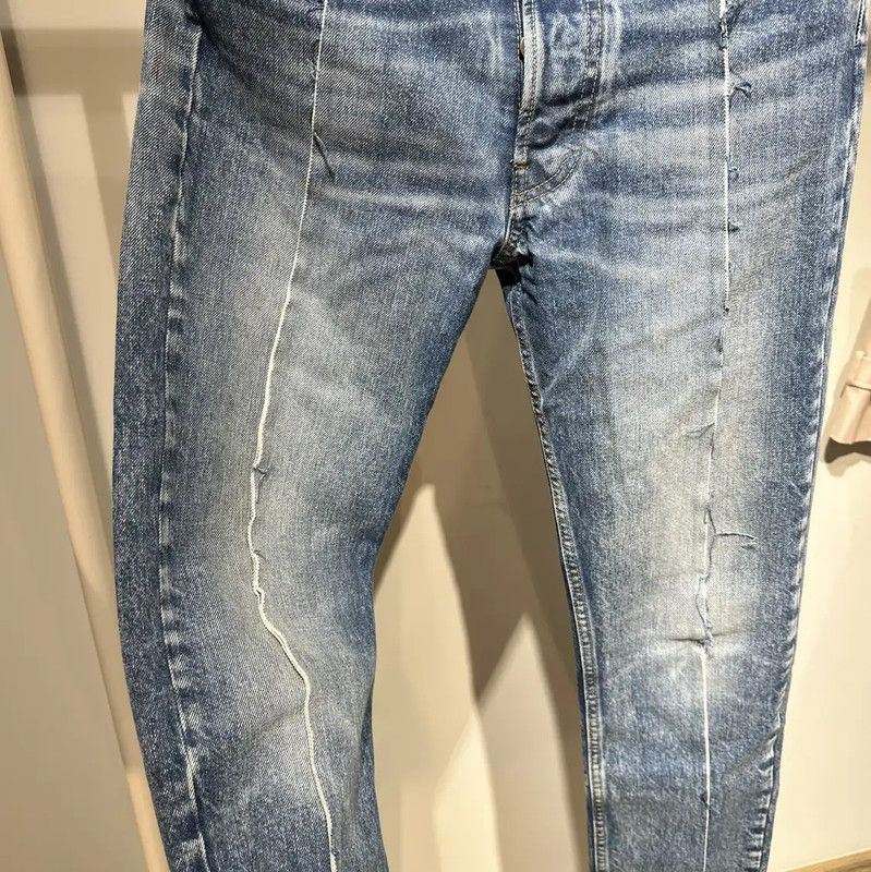 Maison Margiela Maison Margiela Light Blue Cotton Ladies Jeans 0089 Size 28" / US 6 / IT 42 - 6 Thumbnail