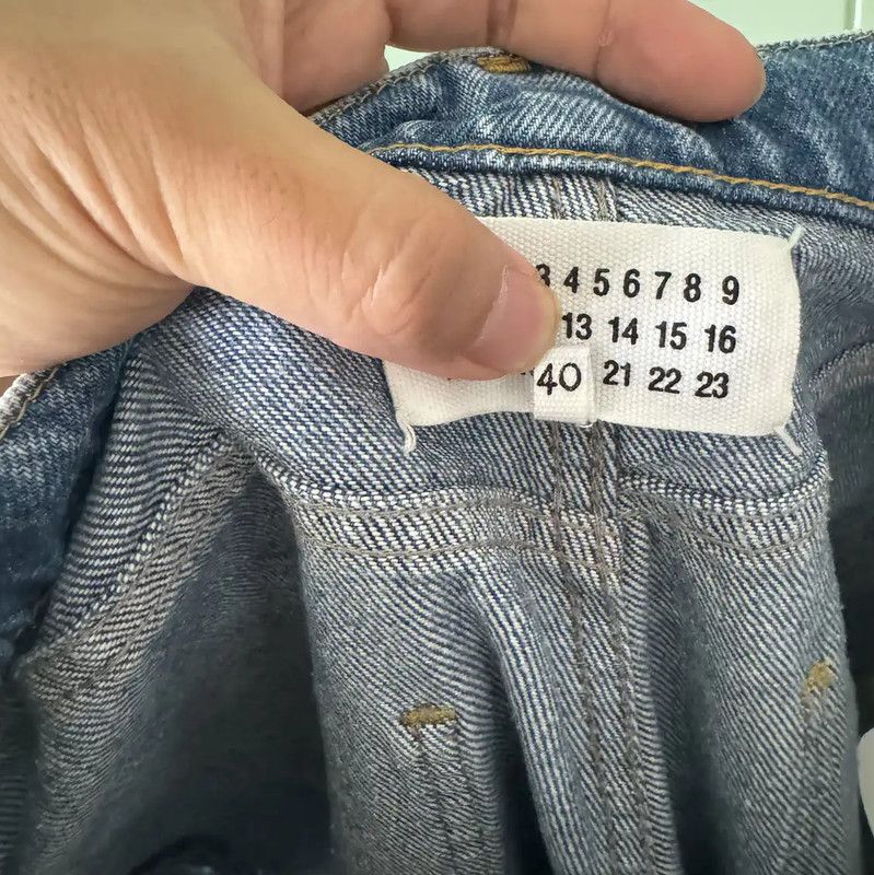 Maison Margiela Maison Margiela Blue Denim Women's Jeans 0089 Size 29" - 4 Thumbnail