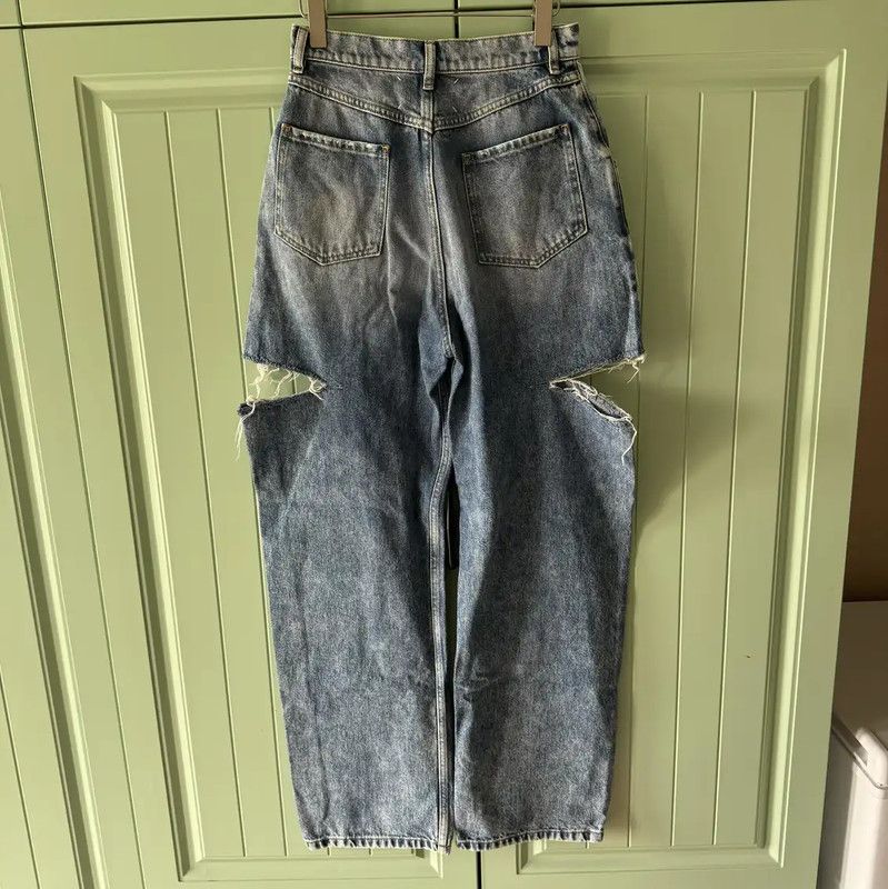 Maison Margiela Maison Margiela Blue Denim Women's Jeans 0089 Size 29" - 2 Thumbnail