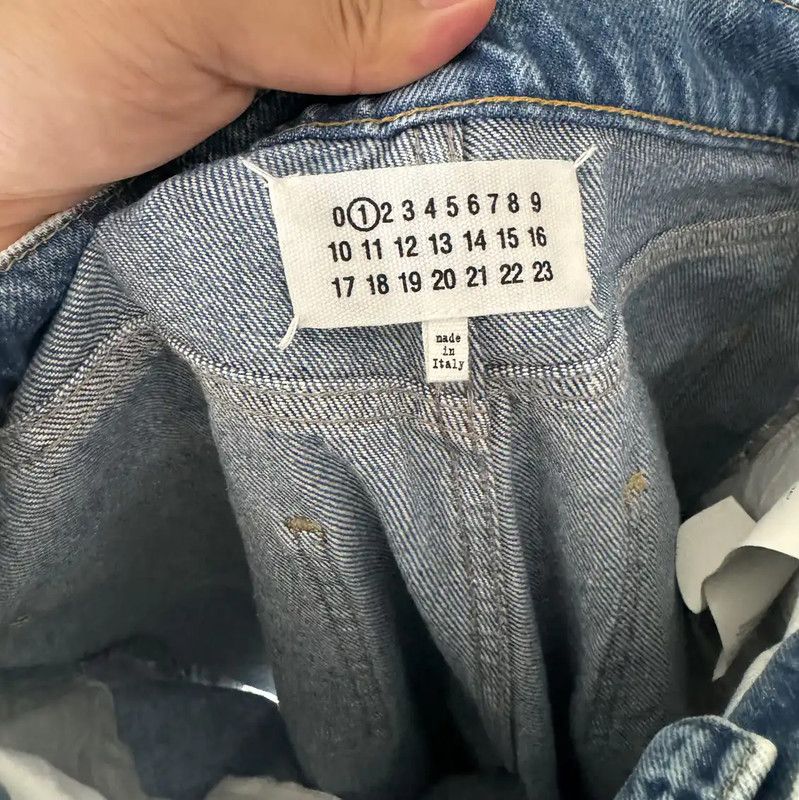 Maison Margiela Maison Margiela Blue Denim Women's Jeans 0089 Size 29" - 3 Thumbnail