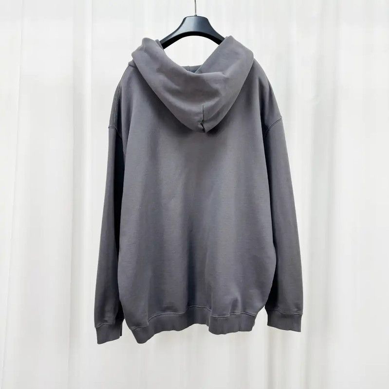 Maison Margiela Maison Margiela Long Sleeve Dark Gray Hoodie 0089 Size XL / US 12-14 / IT 48-50 - 2 Thumbnail