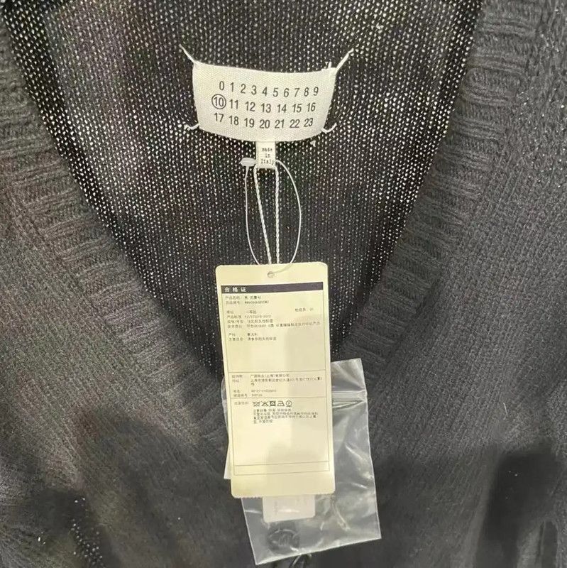 Maison Margiela Maison Margiela Black Leather Women's Sweatshirt 0089 Size M / US 6-8 / IT 42-44 - 5 Thumbnail