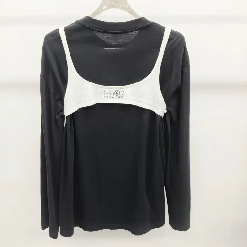 Maison Margiela Maison Margiela Black Long Sleeve Sweatshirt 0089 Size L / US 10 / IT 46 - 2 Thumbnail