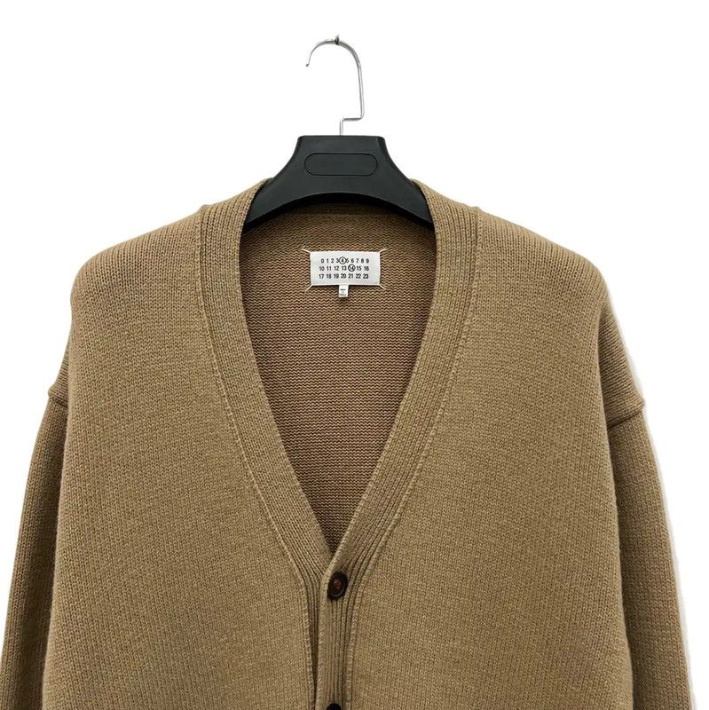 Maison Margiela Maison Margiela Khaki Shearling Cardigan for Women 0089 Size L / US 10 / IT 46 - 3 Thumbnail