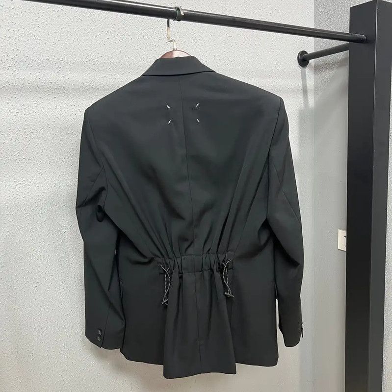 Maison Margiela Maison Margiela Black Wool Women's Jacket 0089 Size S / US 4 / IT 40 - 2 Thumbnail