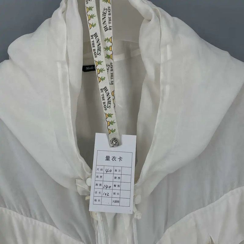 Maison Margiela Maison Margiela White Cotton Women's Coat 0089 Size M / US 6-8 / IT 42-44 - 5 Thumbnail