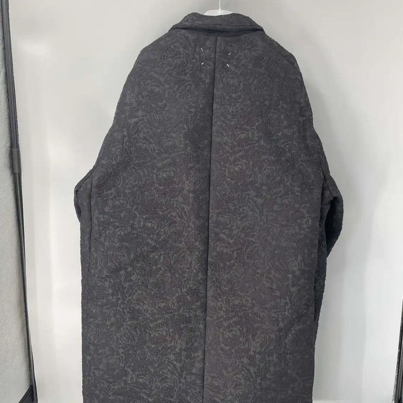 Maison Margiela Maison Margiela Black Polyester Women's Coat 0089 Size S / US 4 / IT 40 - 2 Thumbnail