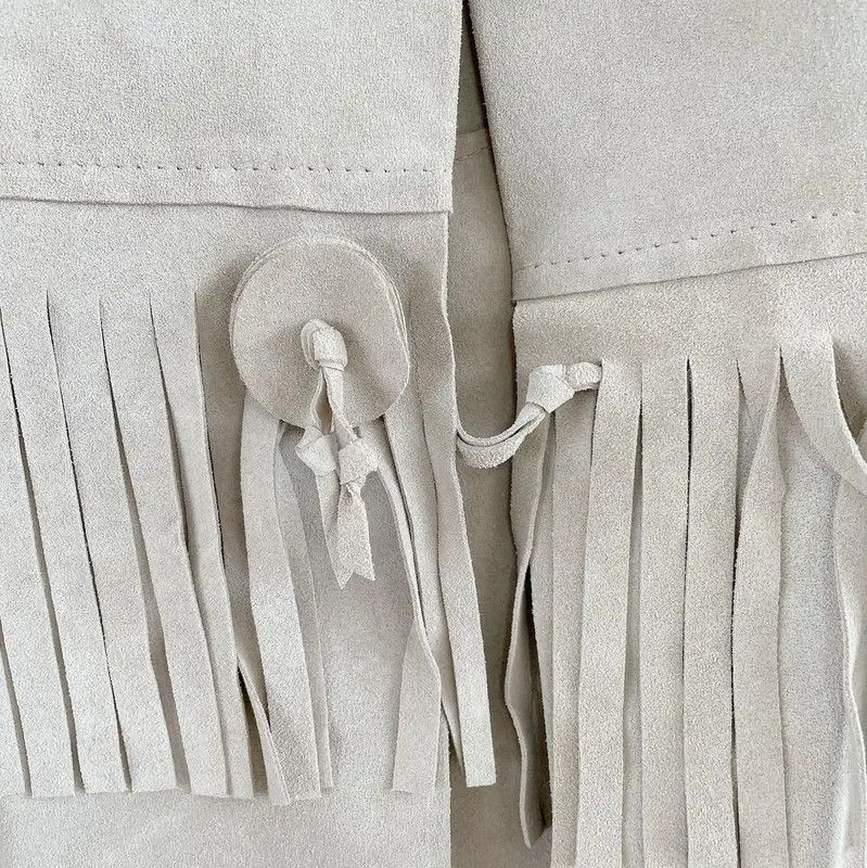 Maison Margiela Maison Margiela Beige Leather Jacket for Women 0089 Size S / US 4 / IT 40 - 10 Thumbnail
