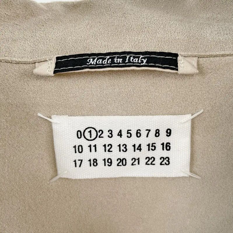 Maison Margiela Maison Margiela Beige Leather Jacket for Women 0089 Size S / US 4 / IT 40 - 5 Thumbnail
