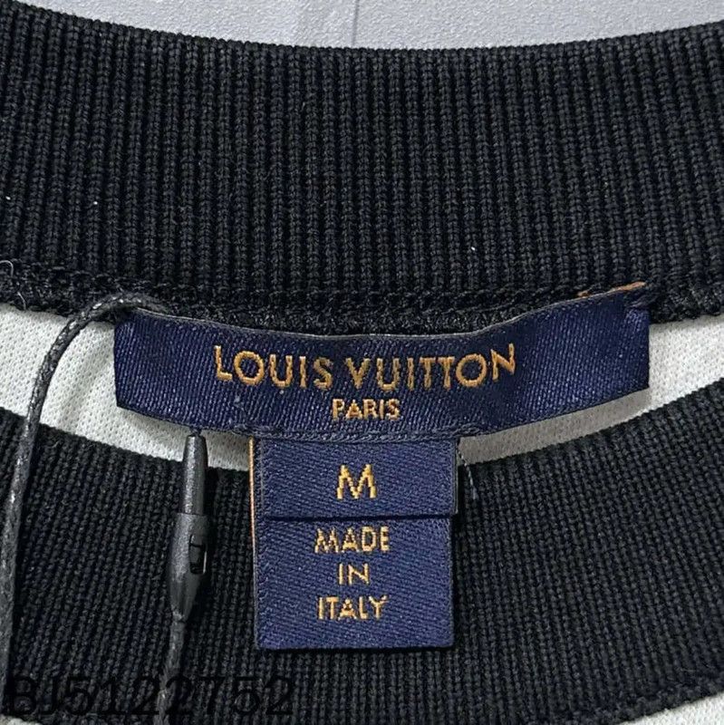 Louis Vuitton Louis Vuitton Black and White Checkered Sweatshirt 0089 Size M / US 6-8 / IT 42-44 - 5 Thumbnail