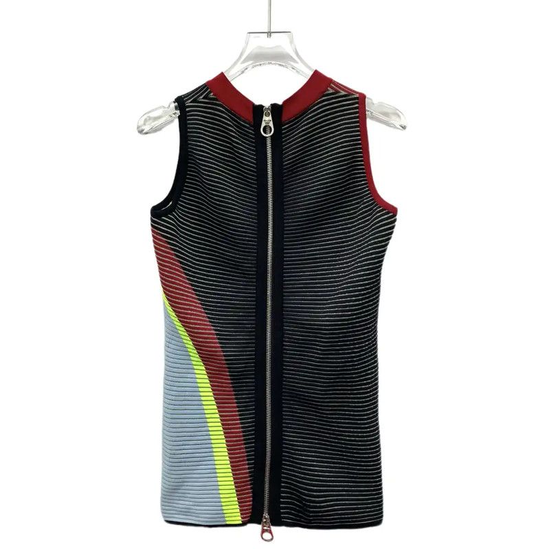 Versace Versace Color-Blocked Nylon Dress Size S 0089 Size S / US 4 / IT 40 - 2 Thumbnail