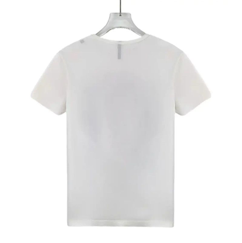 Versace Versace Women's Short Sleeve White T-Shirt 0089 Size S / US 4 / IT 40 - 2 Thumbnail