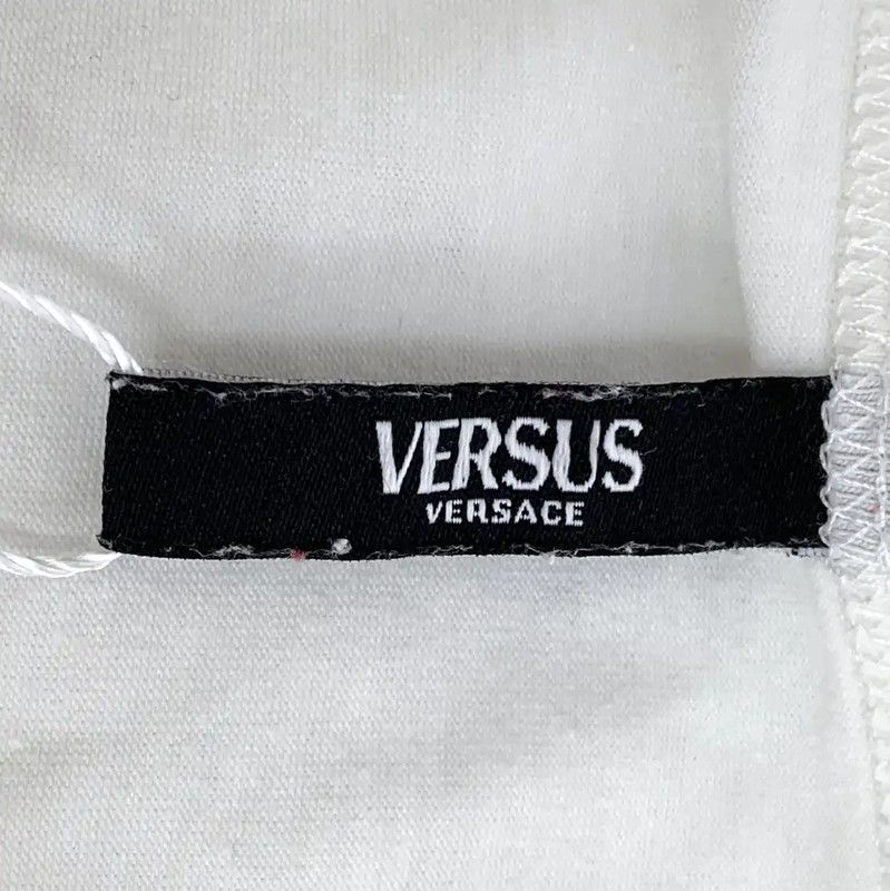 Versace Versace Women's Short Sleeve White T-Shirt 0089 Size S / US 4 / IT 40 - 6 Thumbnail