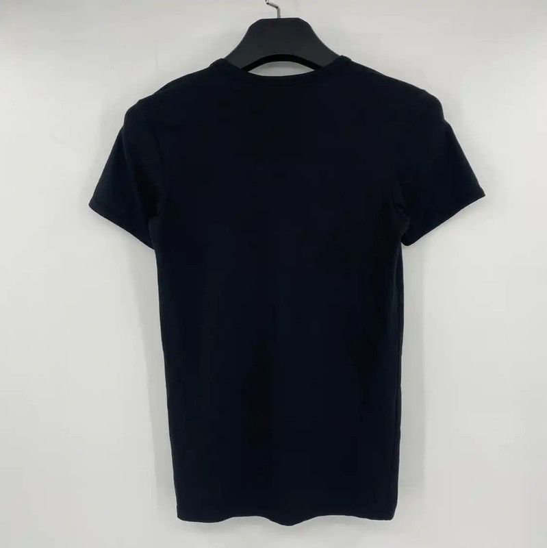 Versace Versace Women's Black Cotton T-Shirt 0089 Size L / US 10 / IT 46 - 2 Thumbnail
