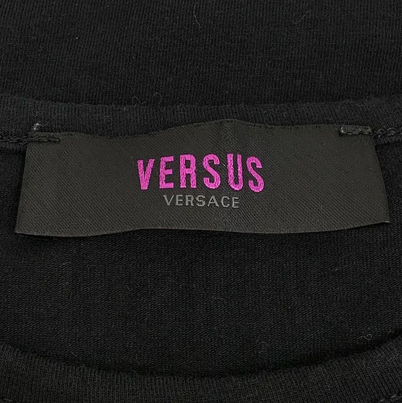 Versace Versace Black Cotton Women's T-Shirt with Graphics 0089 Size S / US 4 / IT 40 - 6 Thumbnail
