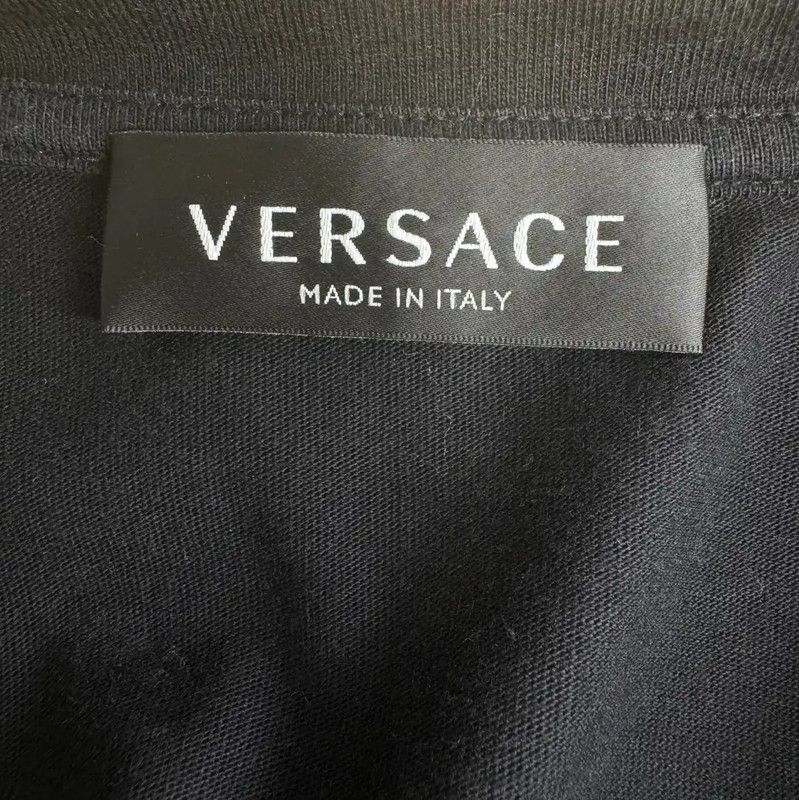 Versace Versace Black Cotton Women's T-Shirt 0089 Size ONE SIZE - 3 Thumbnail