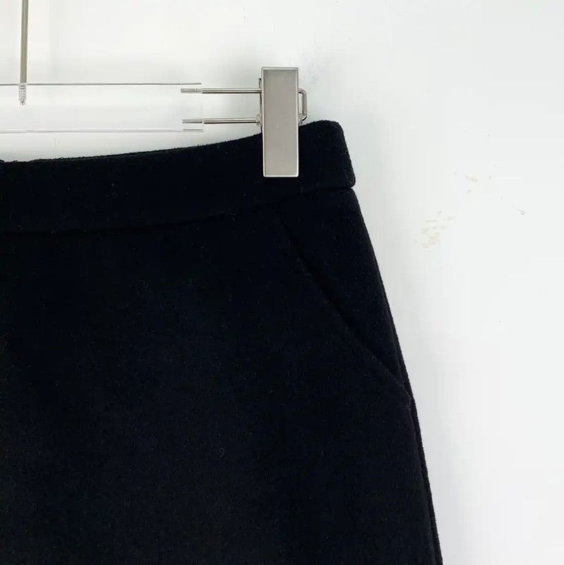 Versace Versace Black Wool Mini Skirt 0089 Size 22" - 3 Thumbnail