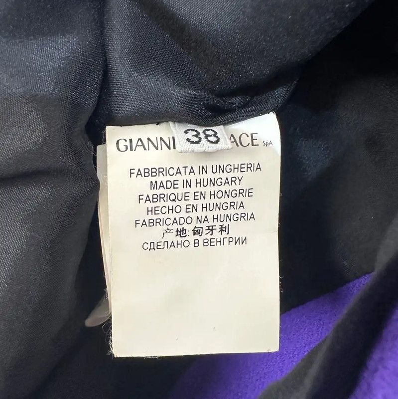 Versace Versace Purple Wool Women's Jacket 0089 Size M / US 6-8 / IT 42-44 - 5 Thumbnail