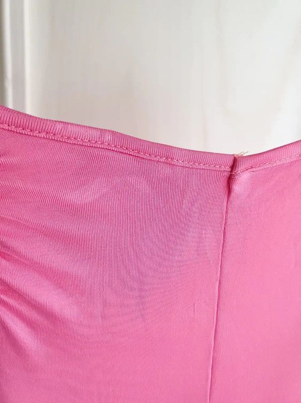 Versace Versace Pink Midi Skirt for Women 0089 Size 23" - 5 Thumbnail