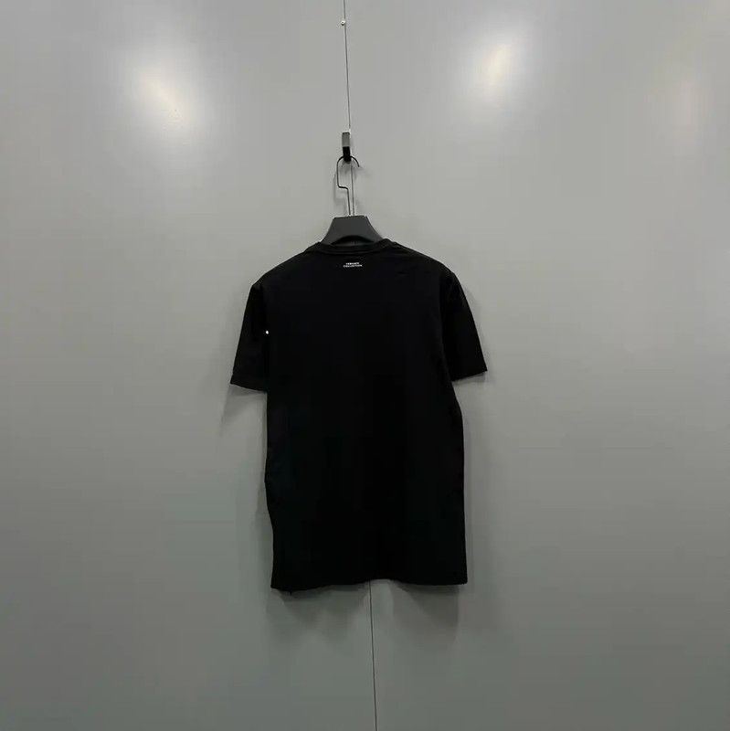 Versace Versace Black Cotton Short Sleeve T-Shirt 0089 Size M / US 6-8 / IT 42-44 - 3 Thumbnail