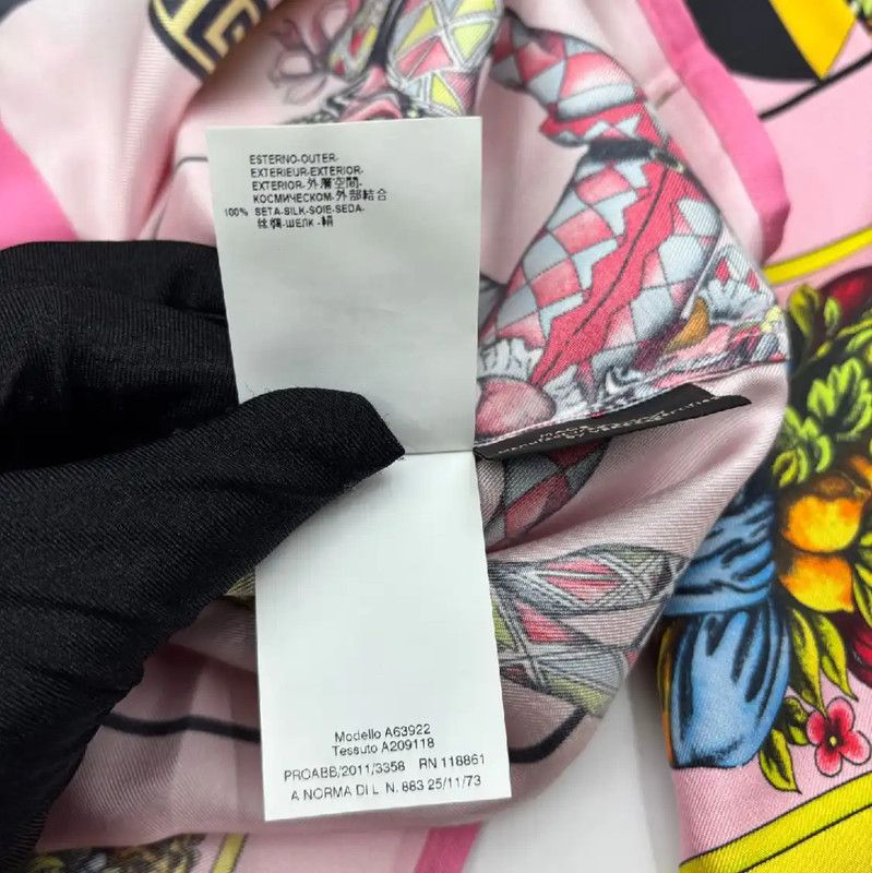 Versace Versace Pink Silk Long Sleeve T-Shirt 0089 Size M / US 6-8 / IT 42-44 - 8 Thumbnail
