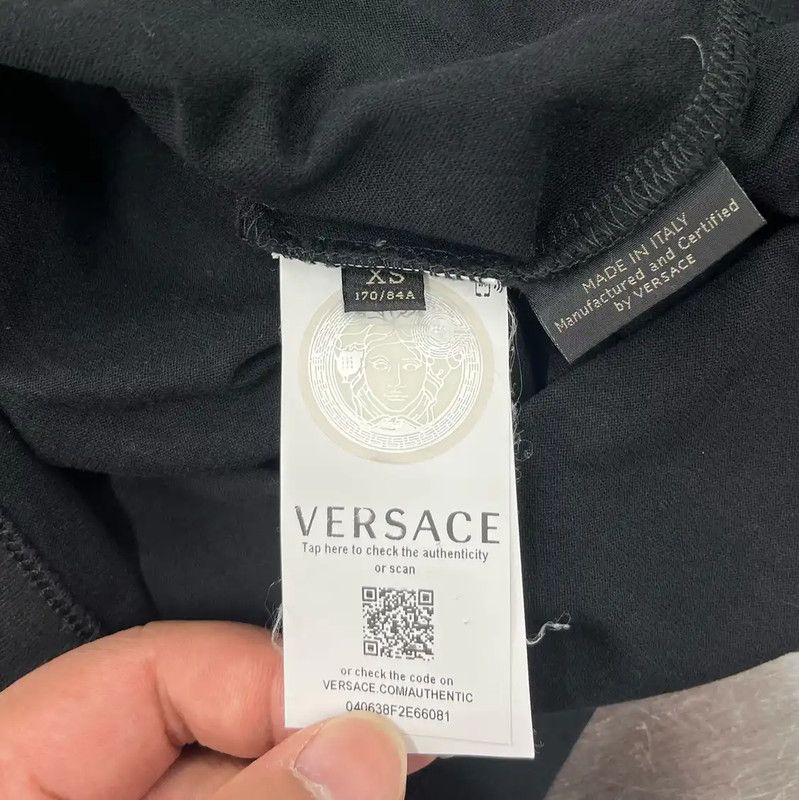 Versace Versace Black Long Sleeve Women's Sweatshirt 0089 Size XS / US 0-2 / IT 36-38 - 4 Thumbnail