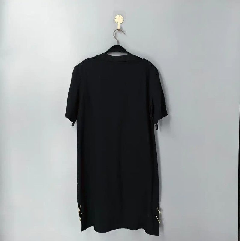 Versace Versace Black Women's Dress with Gold Details 0089 Size S / US 4 / IT 40 - 2 Thumbnail