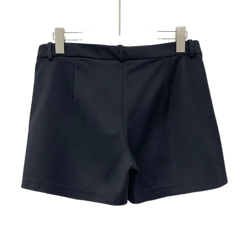 Versace Versace Black Cotton Women's Shorts 0089 Size 23" - 2 Thumbnail