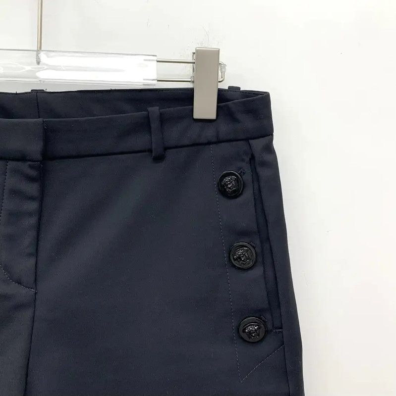 Versace Versace Black Cotton Women's Shorts 0089 Size 23" - 3 Thumbnail