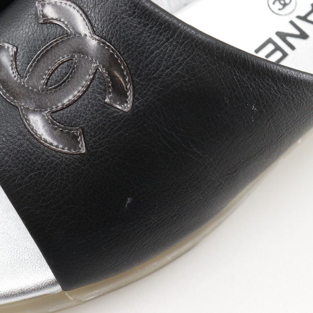 Chanel Chanel Chanel Coco Mark Leather Sandals Leather Shoes DUTY FREE for USA Size ONE SIZE - 7 Thumbnail