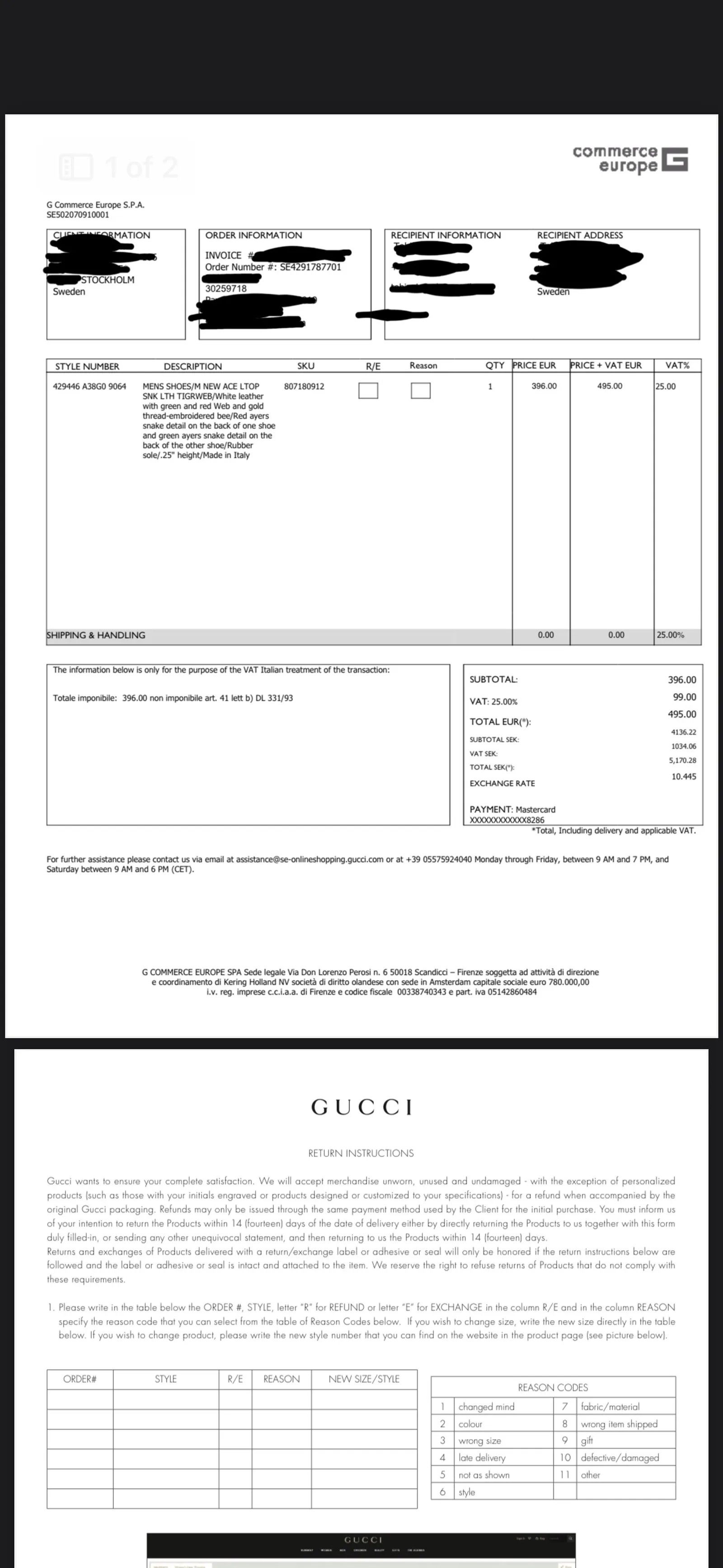 Gucci Gucci Ace Sneakers Size US 7 / EU 40 - 2 Thumbnail