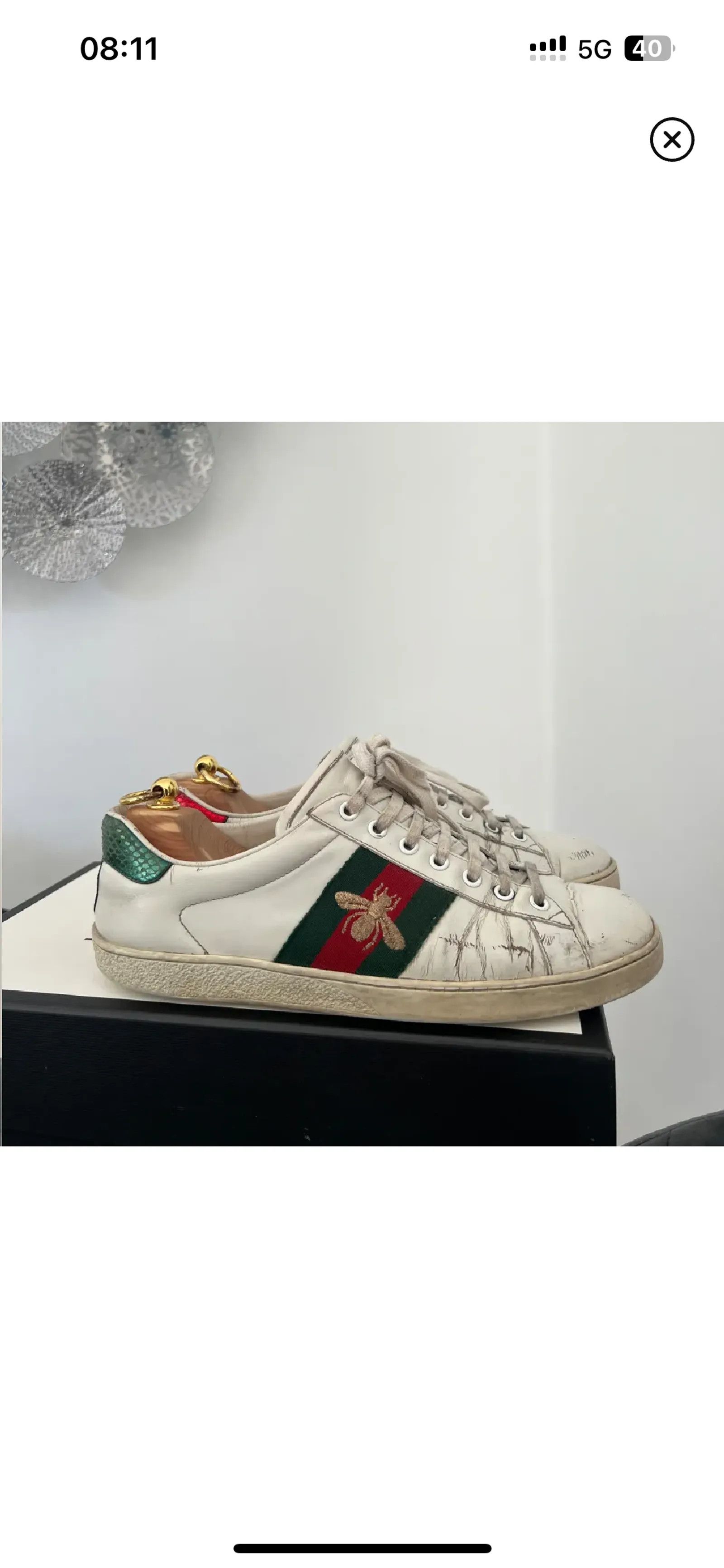 Gucci Gucci Ace Sneakers Size US 7 / EU 40 - 8 Thumbnail