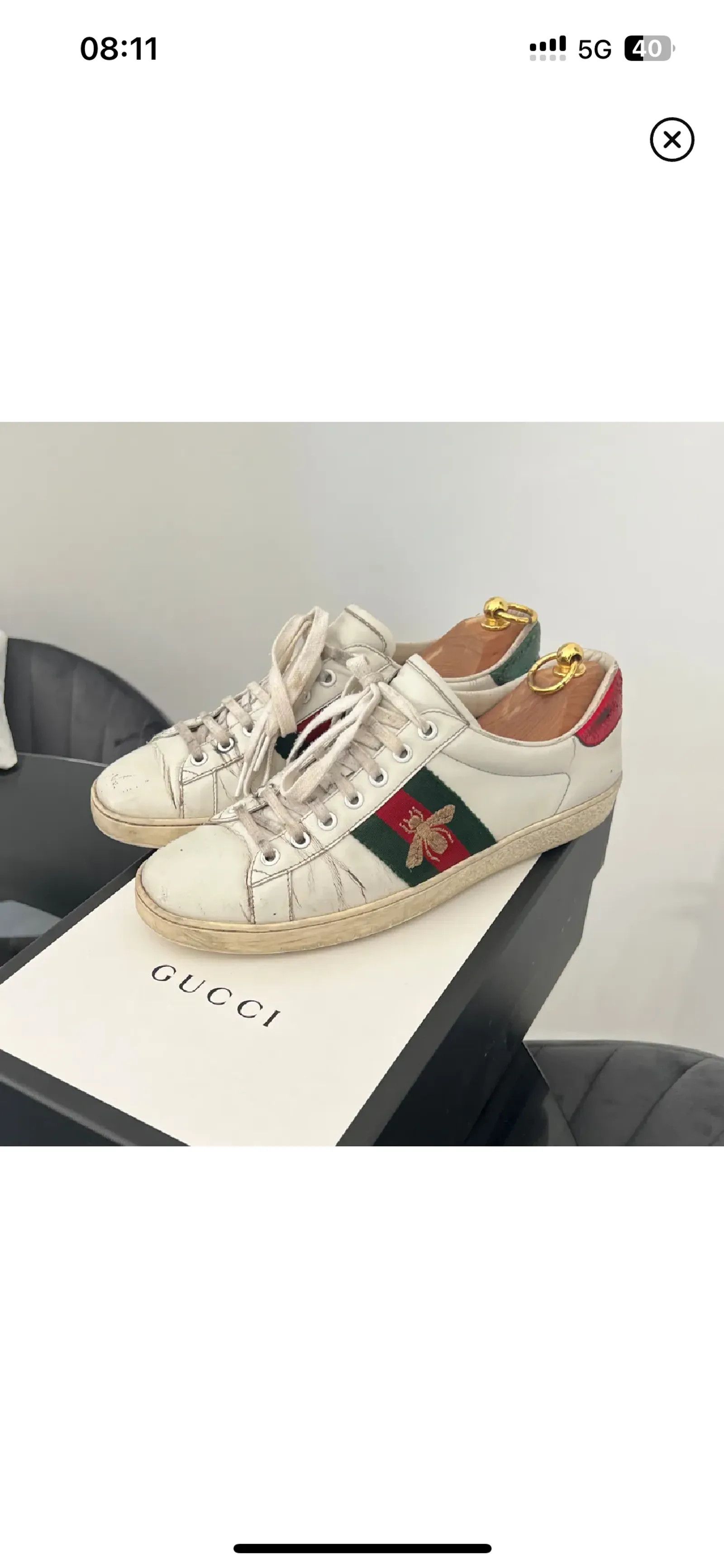 Gucci Gucci Ace Sneakers Size US 7 / EU 40 - 9 Thumbnail