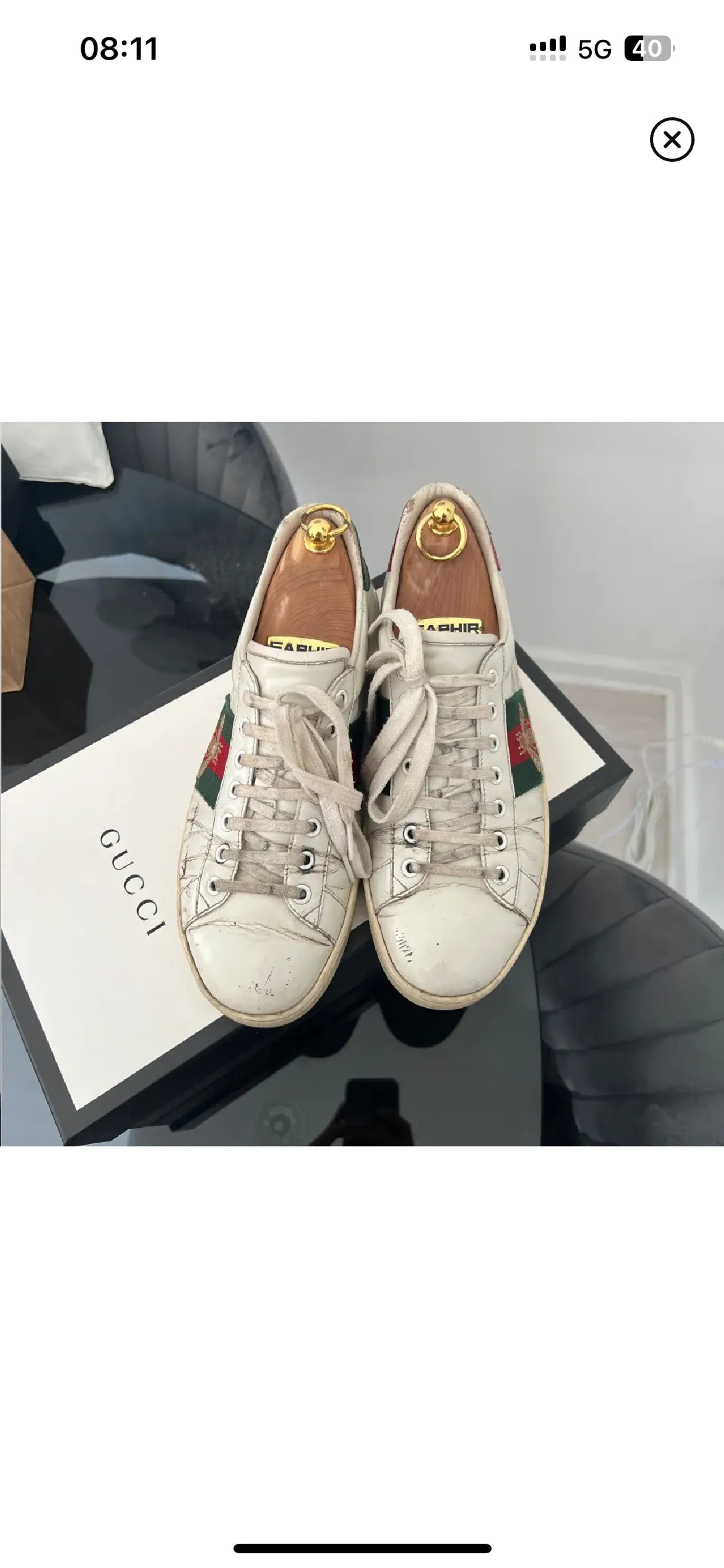 Gucci Gucci Ace Sneakers Size US 7 / EU 40 - 6 Thumbnail
