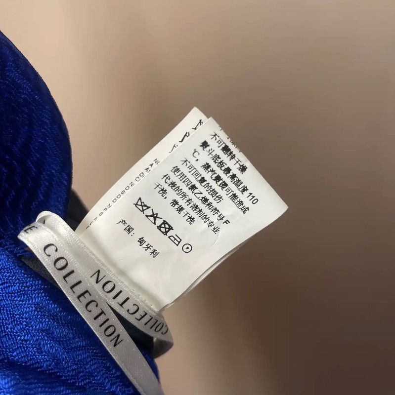 Versace Versace Summer Blue Cotton Midi Dress 0089 Size ONE SIZE - 6 Thumbnail