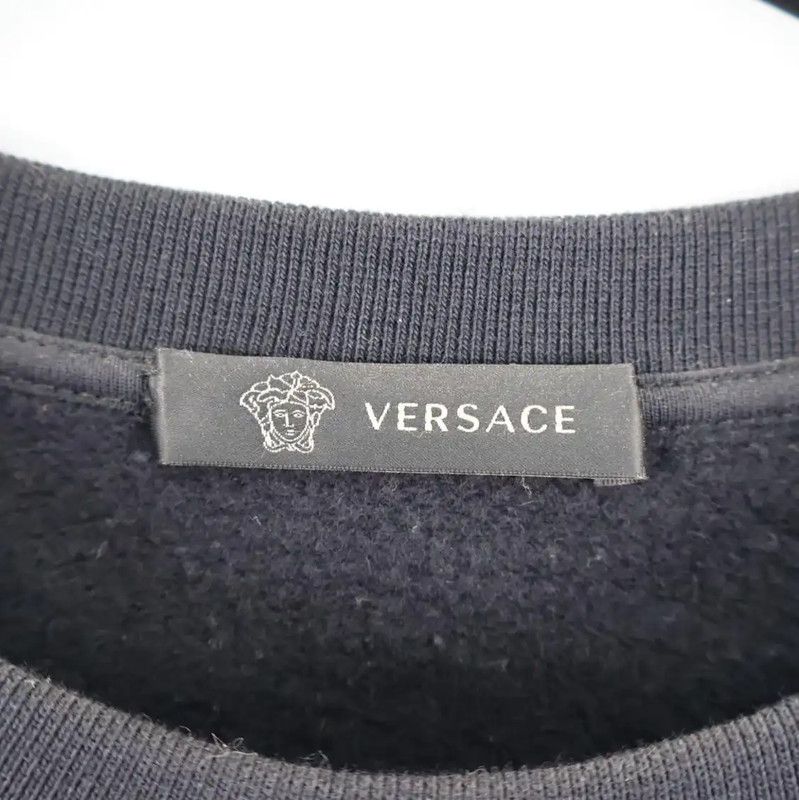 Versace Versace Black Women's Sweatshirt with Logo 0089 Size XS / US 0-2 / IT 36-38 - 6 Thumbnail