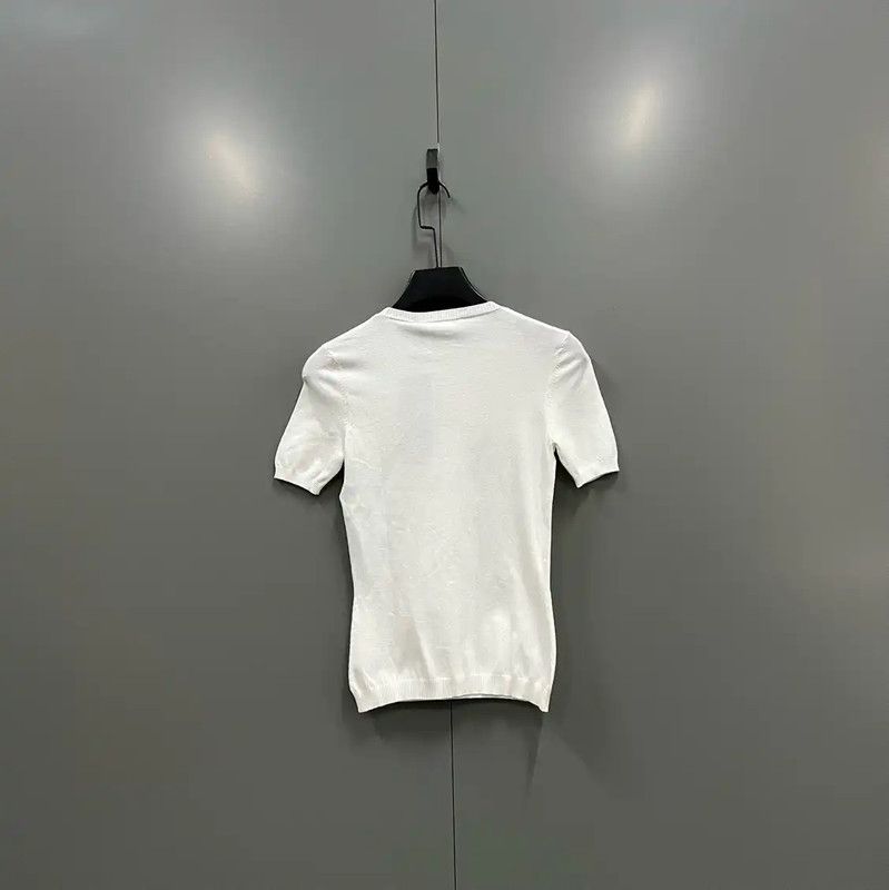 Versace Versace Summer White Cotton Short-Sleeve T-Shirt 0089 Size ONE SIZE - 2 Thumbnail