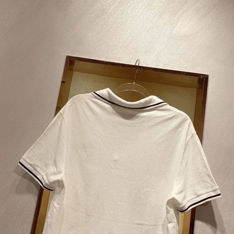 Versace Versace Women's Polo T-Shirt in White 0089 Size L / US 10 / IT 46 - 5 Thumbnail