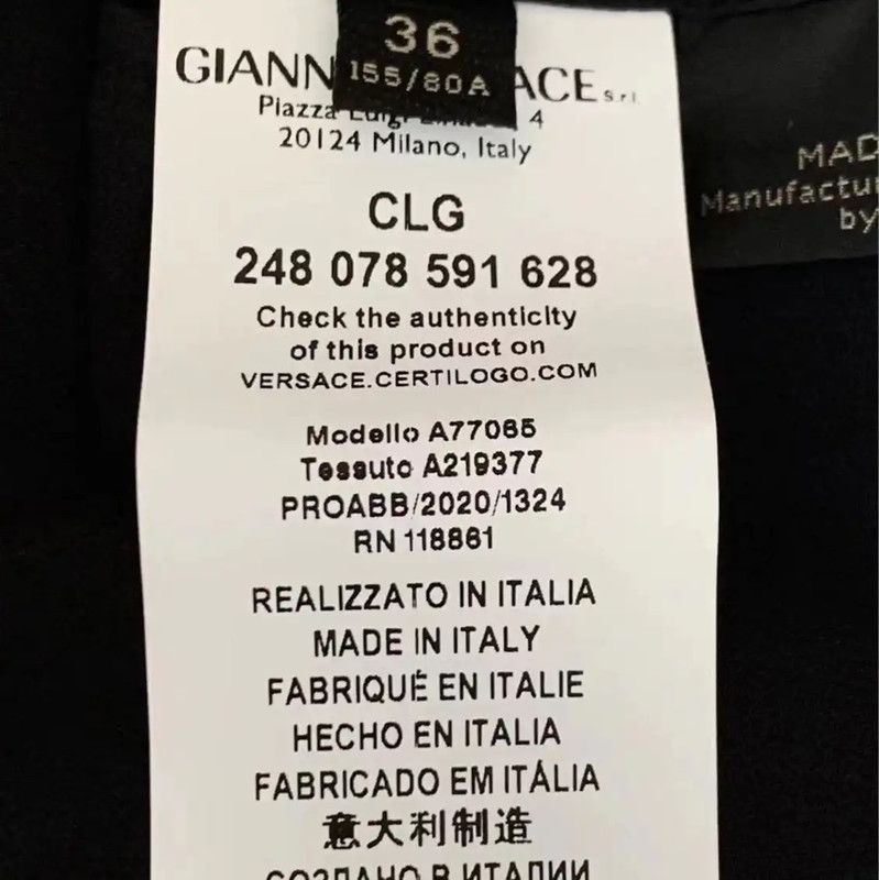 Versace Versace Black Cotton Women's Top 0089 Size S / US 4 / IT 40 - 6 Thumbnail